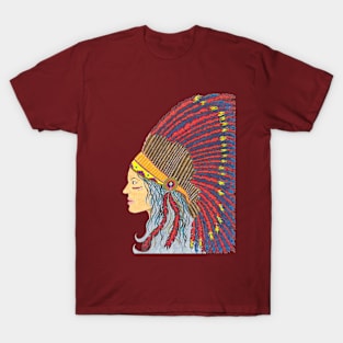 Native Headdress at its best T-Shirt